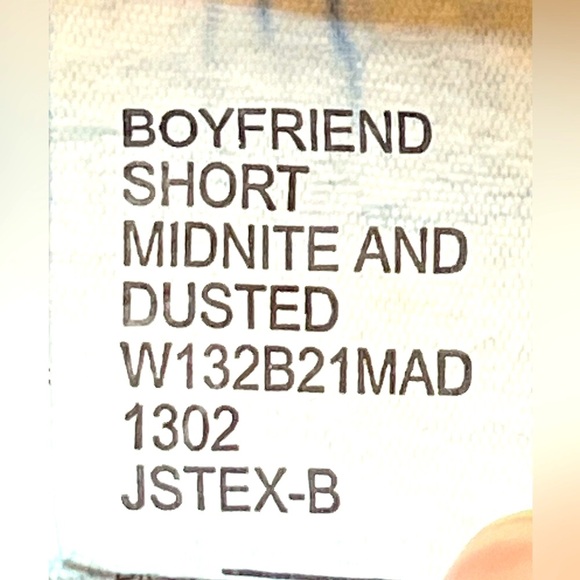 KSUBI Boyfriend Distressed Short Loose Fit Women's Size 27 MidNite & Dusted - Picture 10 of 11